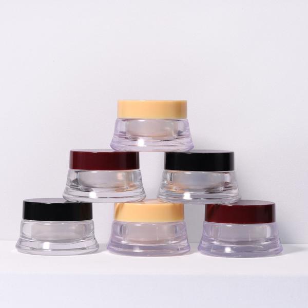 PS Base Material 10g Mini Travel Size Plastic Cosmetic Cream Pot Jar with