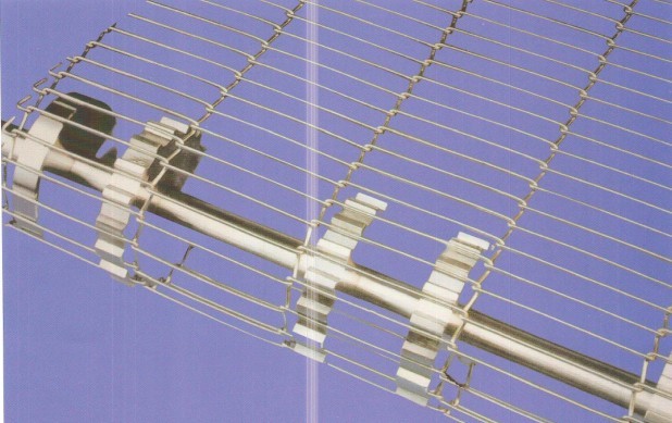 SS wire mesh belts metal ladder flat conveyor mesh belts for oven bakery indutrial