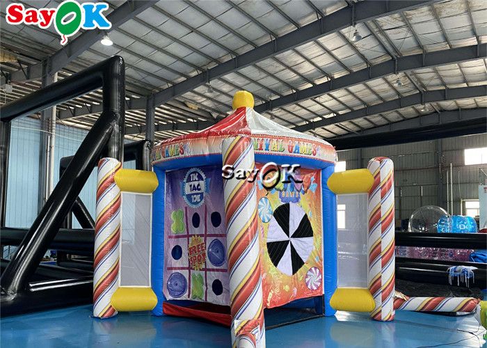 Inflatable Lawn Games Tarpalin Interactive Sports Games Bar Fence Theme Party Inflatable Carnival Game Booth