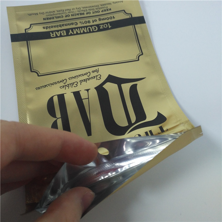 Childproof Heat Seal Packaging Bags k Printed Mylar Aluminum Foil Lined Pouches