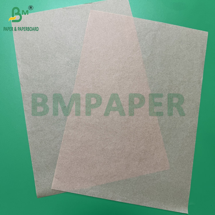 35gsm Unbleached / Bleached Non Fluoro Greaseproof Paper Kit 3 - 8 Custom Roll
