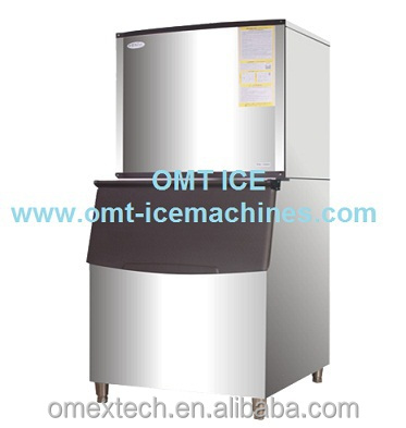 High Efficiency Commercial Ice Cube Maker 4000kg 24hrs Easy Cleaning