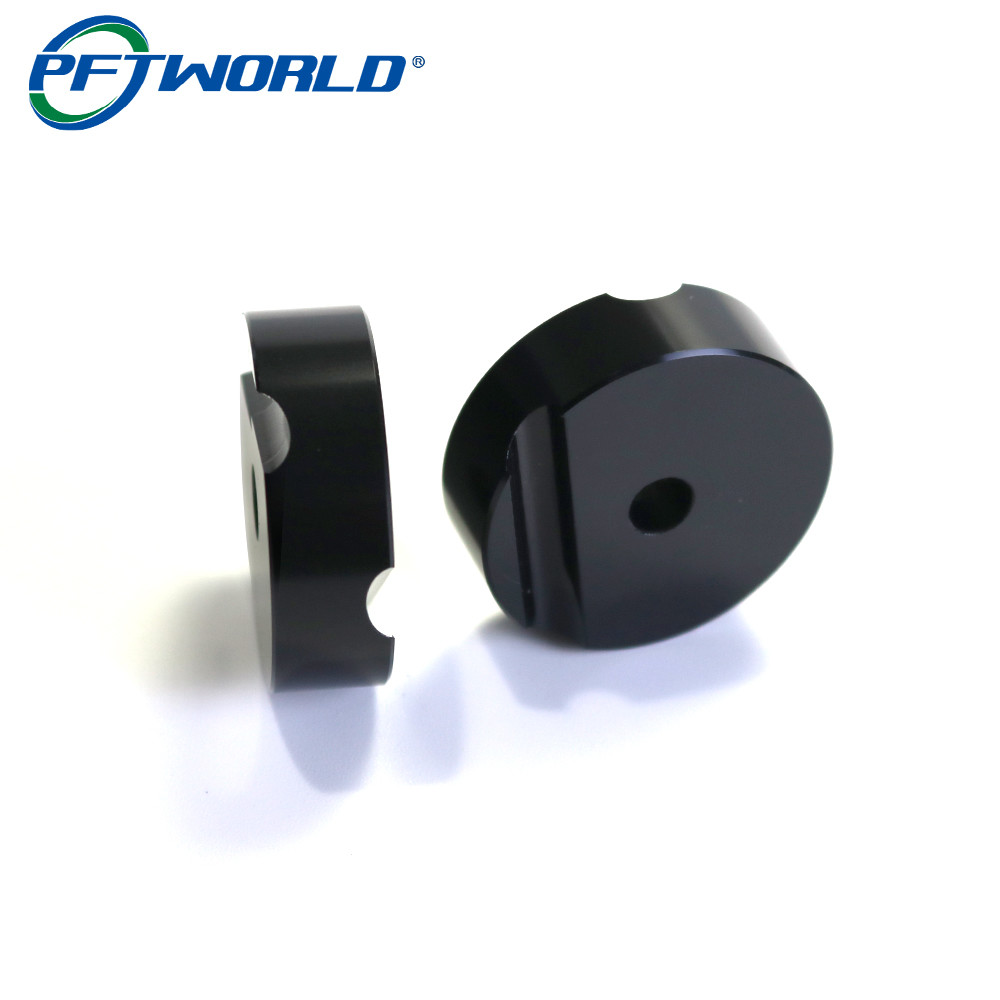 Custom Turned Aluminum Precision Black Anodized CNC Machining