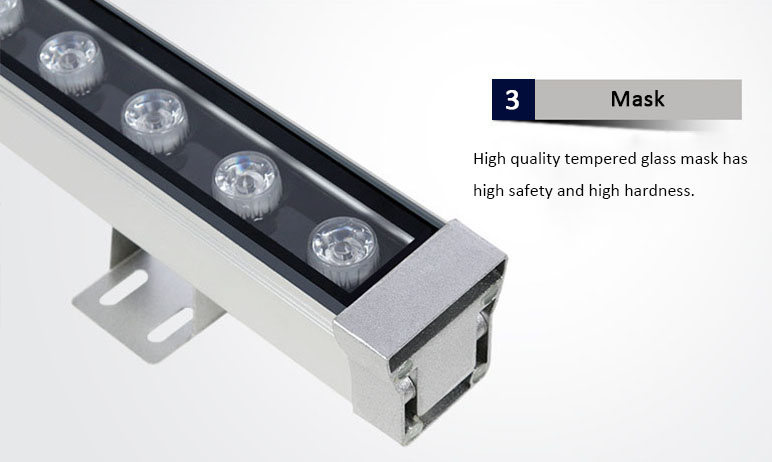0.3m 0.5m 1m Wall Wash Recessed Lighting , AC 85-265v Outdoor Wall Wash Lighting