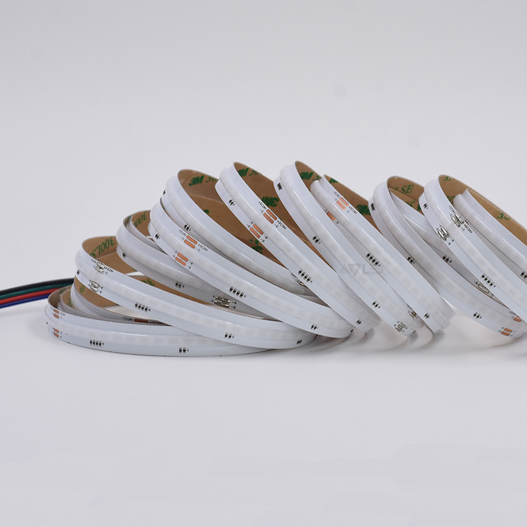 RGB COB LED Strip 24V 630LEDs/M High Density Soft Flexible COB RGB Tape LED Light