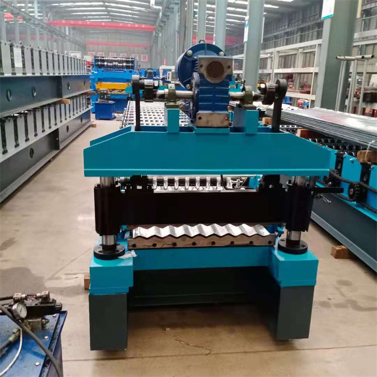 Metal Tile Corrugated Sheet Roll Forming Machine For Building Material Wall Roof Panel