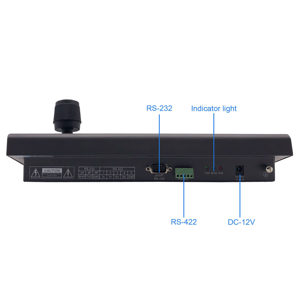 LCD Display PTZ Joystick Controller Keyboard 255 Presets Support