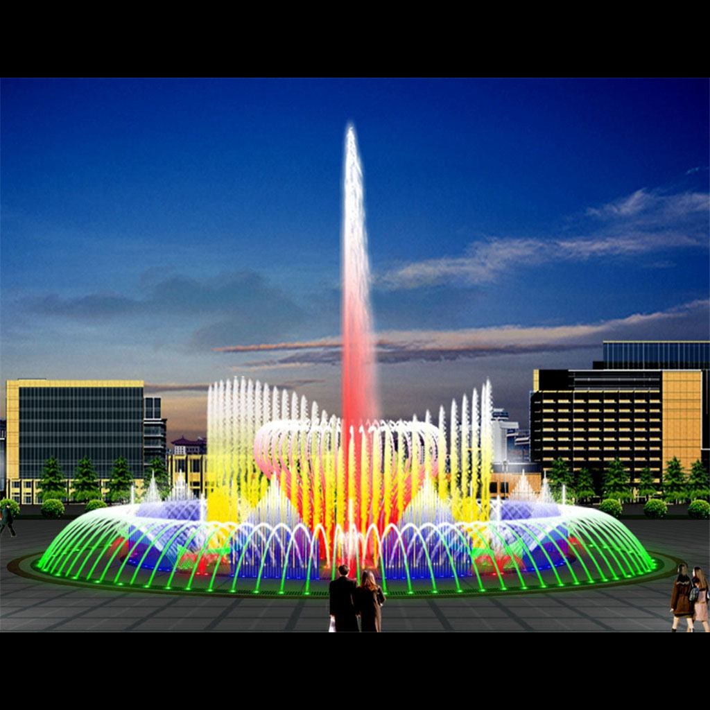 Economic Marble Stone Dry Floor Dancing Water Fountain For Square