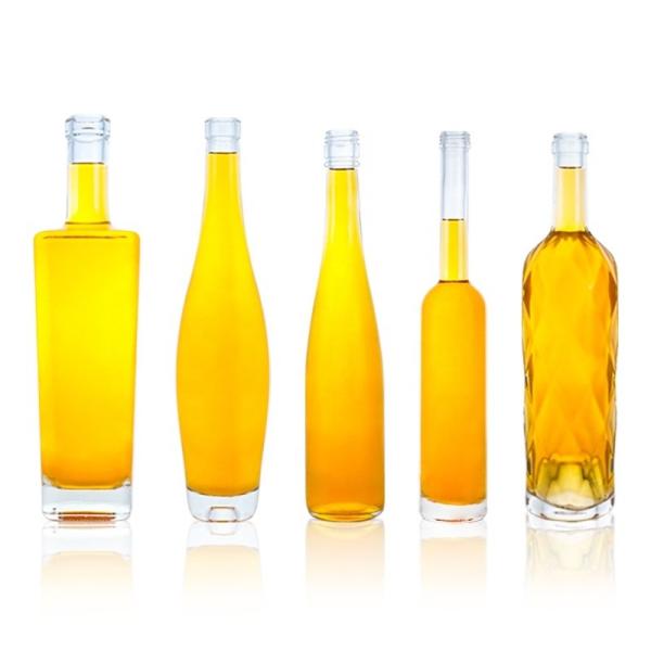 Acceptable Customer's Logo Luxury Glass Bottle for Vodka Whiskey Tequila Gin