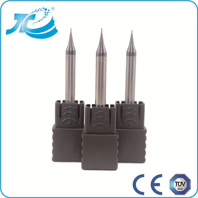 0.2 - 0.6 um Tungsten Carbide End Mill , 2 Flute Micro End Mills for Stainless Steel
