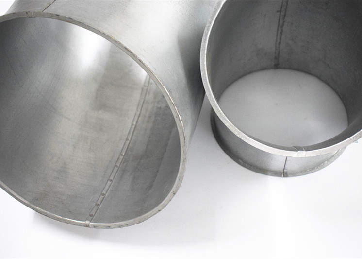 DN 100 Industrial Dust Extraction Hose Fittings Dust Collection Welding Elbow