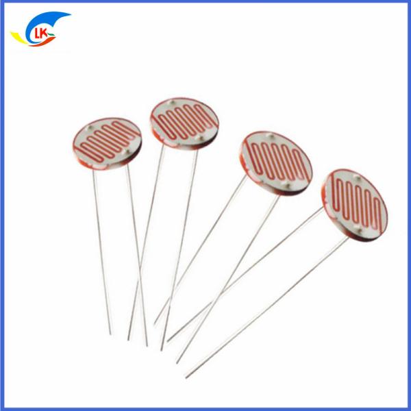 12mm CdS Photoresistor 125 Series GM12516 Bright Resistance 5-10KΩ For Toys
