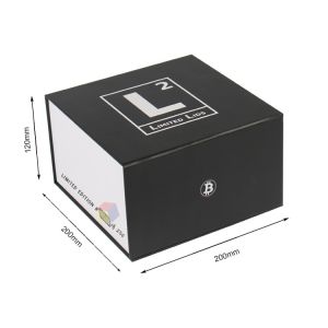 Custom Logo Printing Baseball Cap Hat Gift Packaging Box with Magnetic Closure