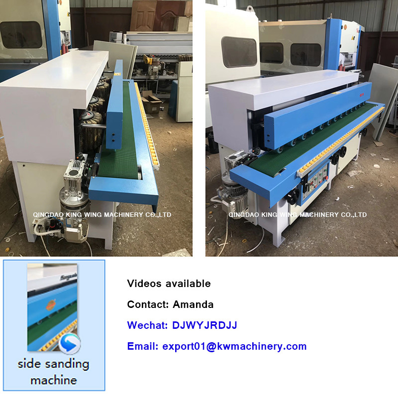 KC4R-S edge sanding machine for wooden door edge brush sander