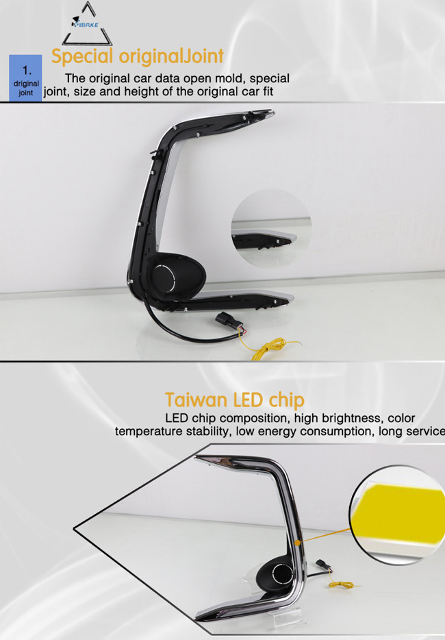 New Arrival For Toyota Corolla Altis 2019 Yellow Turn Signa Daytime Running Light