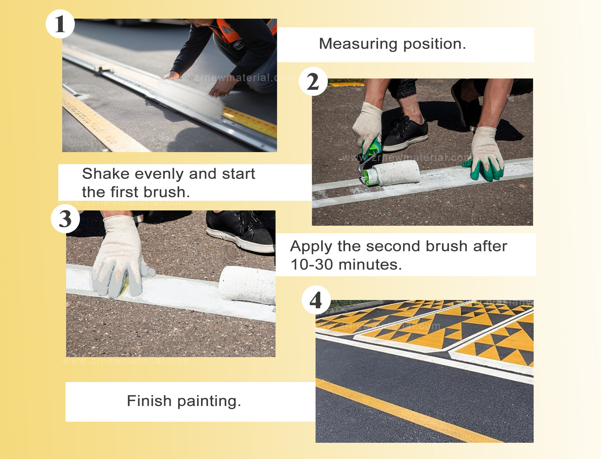 Worth Buying Road Line Cold Painting Material Normal Temperature Acrylic Road Marking Paint