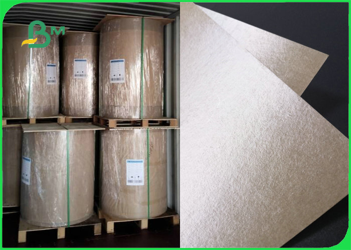 300gsm + 15g PE Coated Brown Kraft Paper For Fried Food Waterproof And Oilproof