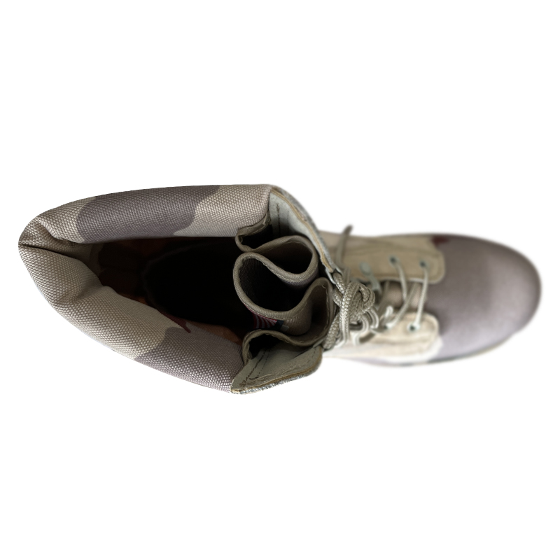 Shin Level Up-Lace Oxford Leather Safety Boots with Hard Toecap and Rubber Sole