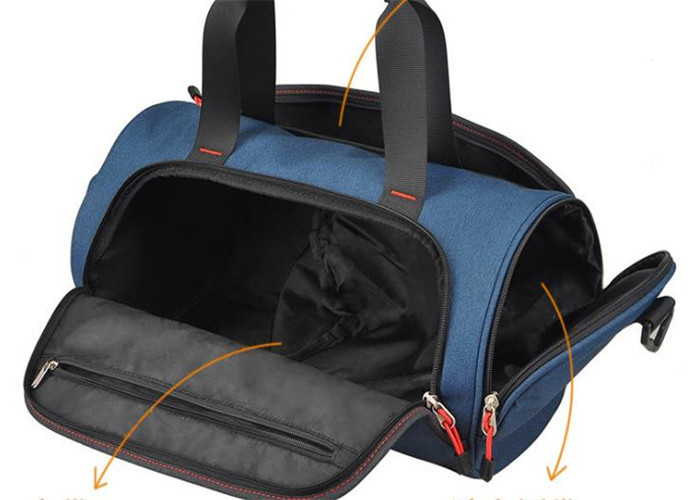 Durable Large Rolling Duffle Bag Luggage Lightweight For Mens
