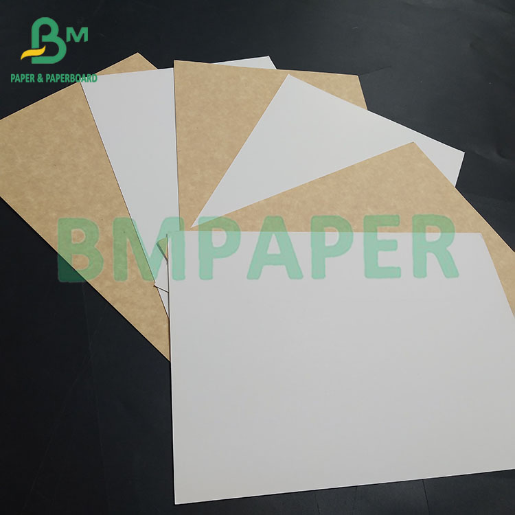 200gsm 300gsm CKB White Top Coated Kraft Board For Takeaway Food Boxes