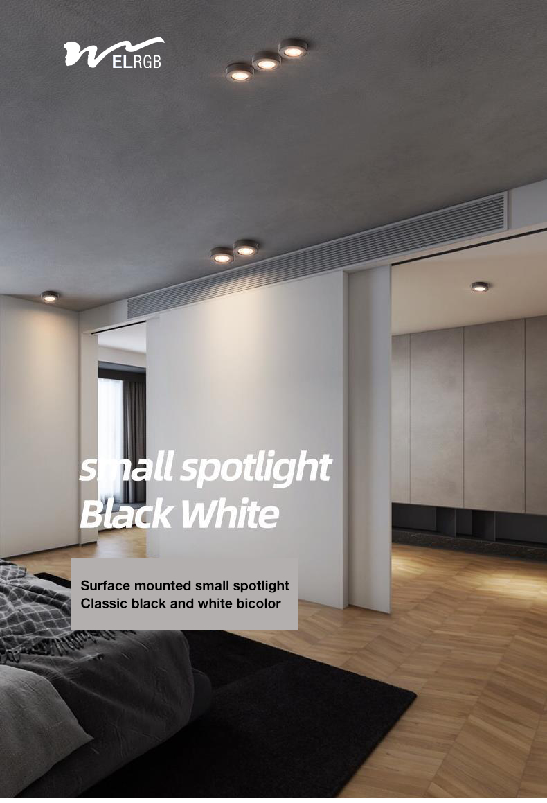 Anti Glare Open Design Spotlight for White Product Style without Perforated Ceiling