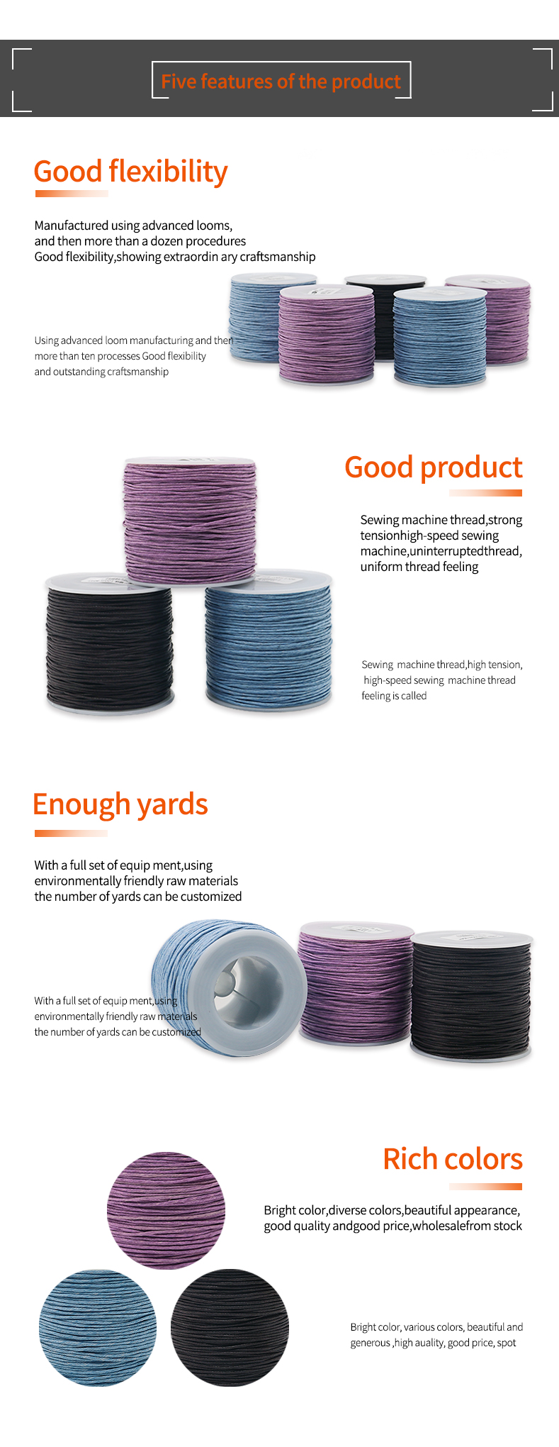 Stainless Steel Wire Tiger Tail Thread for Necklaces and Bracelets Oeko-Tex Standard 100