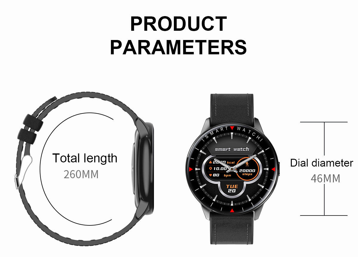 360x360 Resolution Fitness Smartwatch Breathing Training Monitor All Day Heath Care