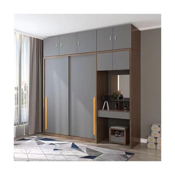 Modern Wood Style PANEL Sliding Wardrobes for Contemporary Bedroom Furniture