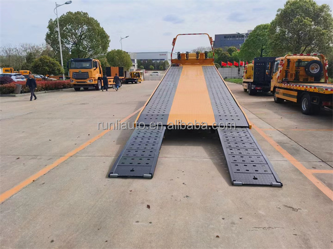 FAW 6x2 High Quality Wrecker Truck Body Flatbed Tilt Slide Tow Truck 30tonne