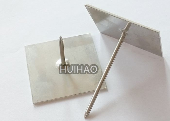 Insulation Fasteners Mild Steel Self Adhesive Stick Pins For Rock Wool