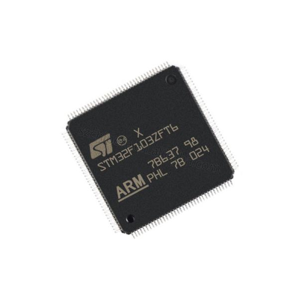  New And Original IC CHIP STM32F103 Cortex M3 32bit CPU 72MHz Program Memory 768KB 144 LQFP STM32F103ZFT6 Manufactures