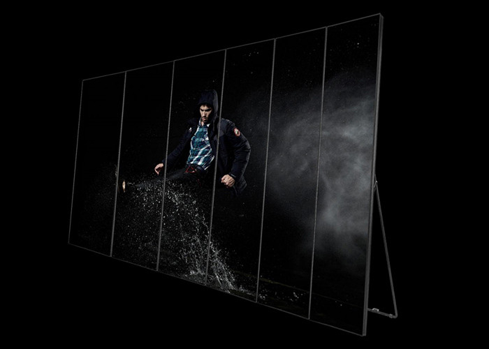 DVI Digital LED Banner Display P3 IP43 Portable Network Advertising Screen