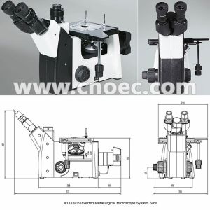 Inverted Trinocular Metallurgical Microscope Infinity Plan Microscopes A13.0905