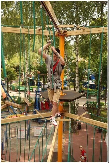 16mm 6 strand PET or PP outdoor combination playground rope for climbing net