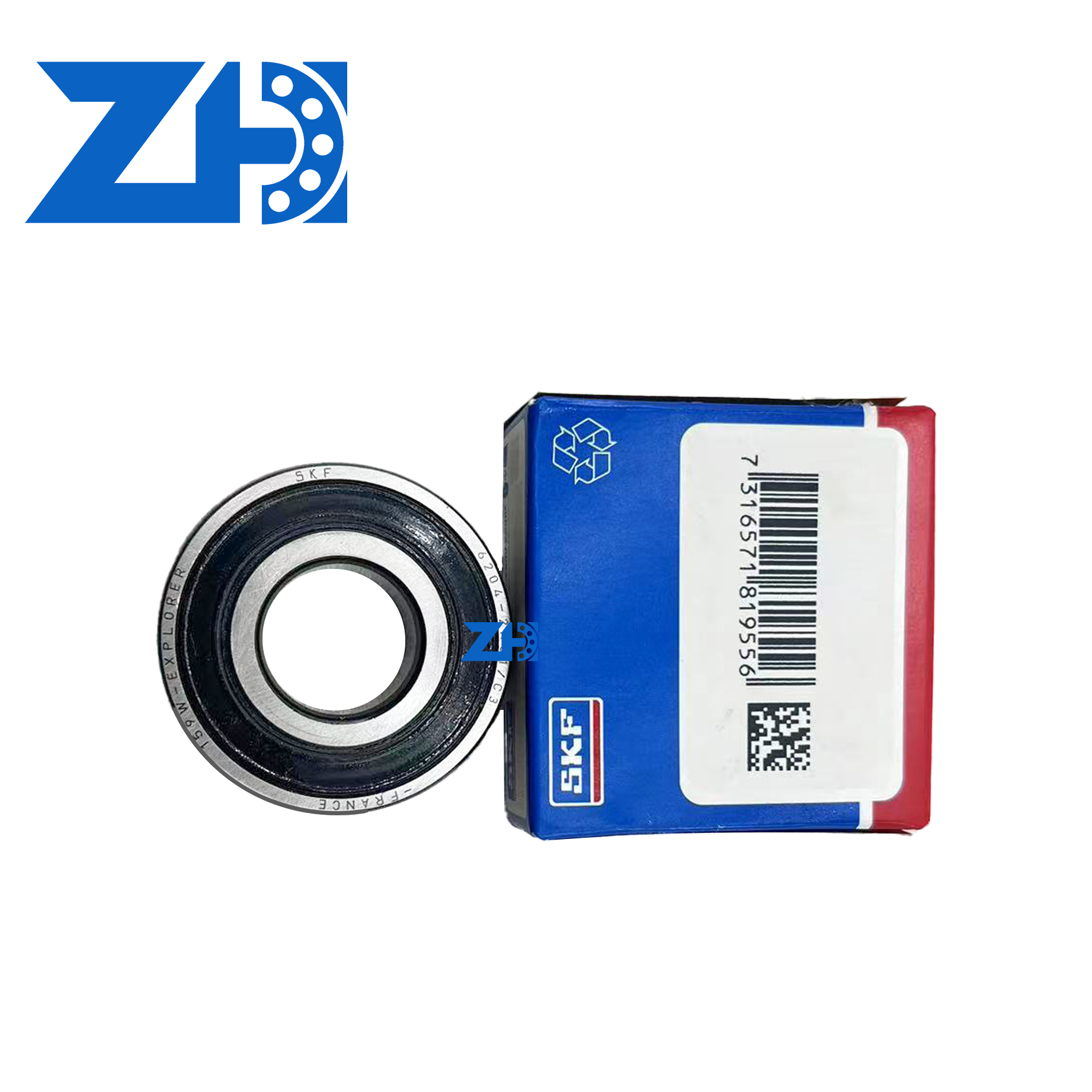 Premium Automotive Gearbox Bearing 6204-2RS1-C3 Deep Groove Ball Bearing Smooth Durable