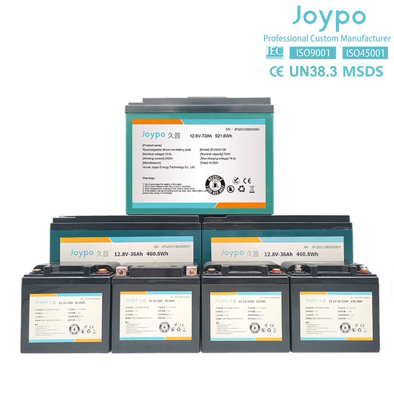 36Ah 12V Rechargeable LiFePO4 Battery Pack For Solar Light