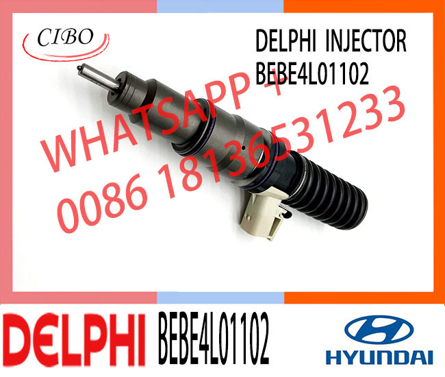 Diesel Fuel Injector BEBE4L01002 BEBE4L01102 For HYUNDAI L Engine Parts 33800-84710 fuel injector repair kit