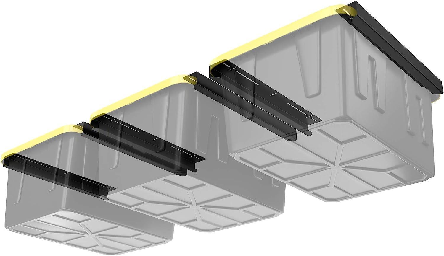Efficiently Organize Your Garage with Garage Storage Alloy Steel Overhead Tote Slide