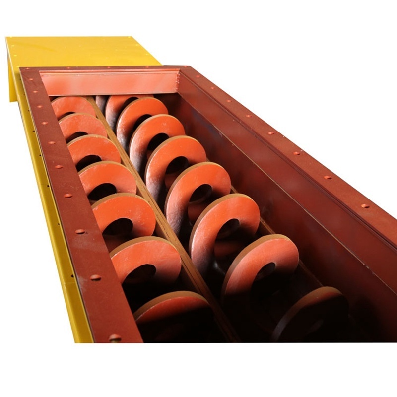 Flexible Sediment Transport Carbon Steel Painting Shaftless Screw Conveyor