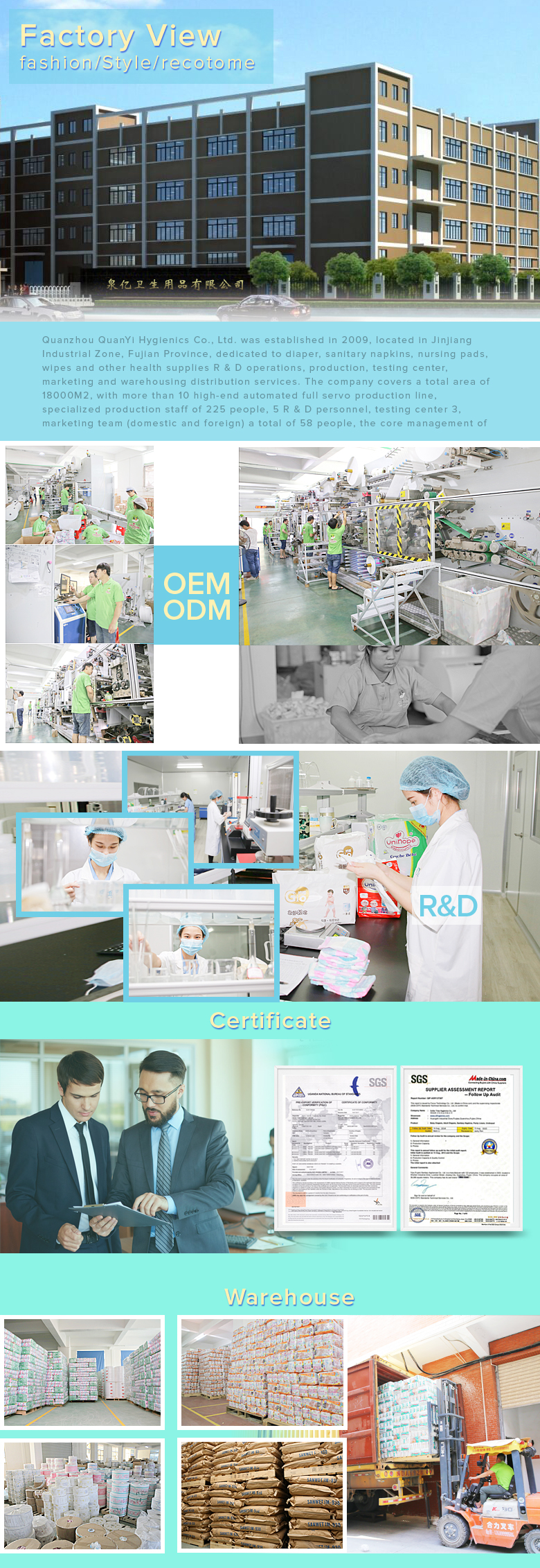 60x90cm Cotton Ultra Thin Super Dry Adult Under Pad for Hospital or Household Drying