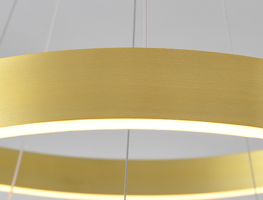 High Quality SMD LED Ring Pendant Light 96W 74W And 50W