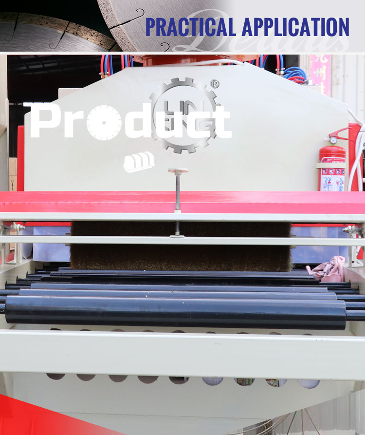 8000*2400*2500 Full Automatic Flaming Grinding Machine for Granite Quartz Stone Slab
