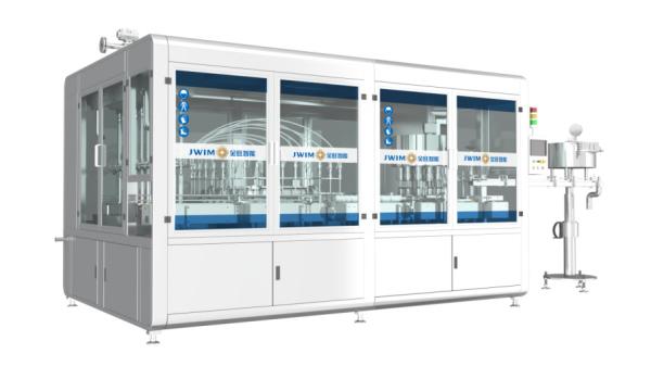 GX-16-12TS High Speed Follow Type Integrated Filling Capping Machine 10000BPH