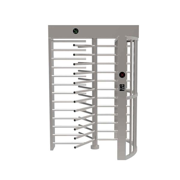 304 Stainless Steel Full Height Turnstile Servo Motor Full Auto Biometric