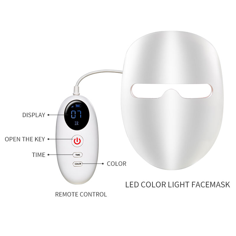 5V/2A 200*175*90mm LED Photon Face Beauty Mask Acne Extraction