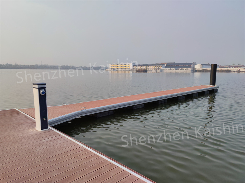 Stable Aluminum Floating Docks Platform Marine Floating Dock Float Pier