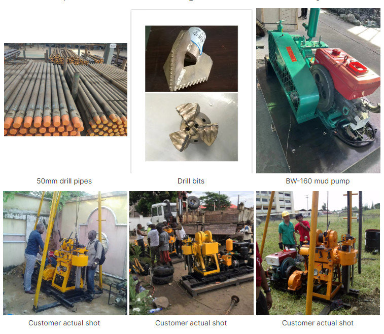 A portable geological exploration drilling rig with flexible operation