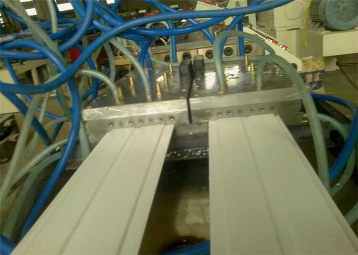 PVC Doors And Windows Making Plastic Profile Extrusion Line For Desorative
