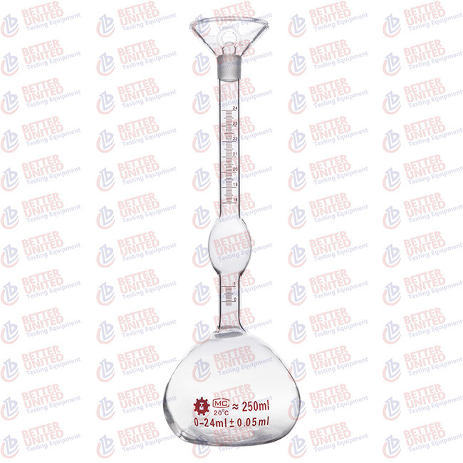 250ml Cement Testing Machine Le Chatelier Flask For Specific Gravity Of Cement