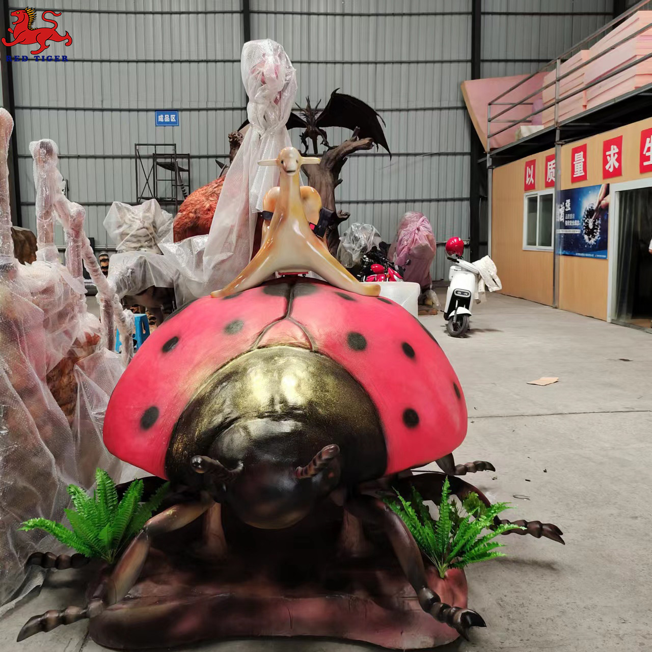 Dinosaur Theme Park Rides , Realistic Dinosaur Animatronic With Movement / Sound